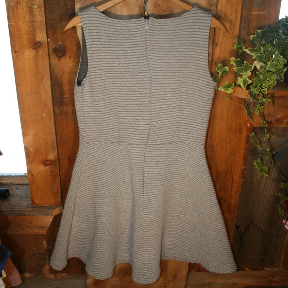 Ann Taylor LOFT Striped Rib Ottoman Flare Dress - Picture 7 of 7
